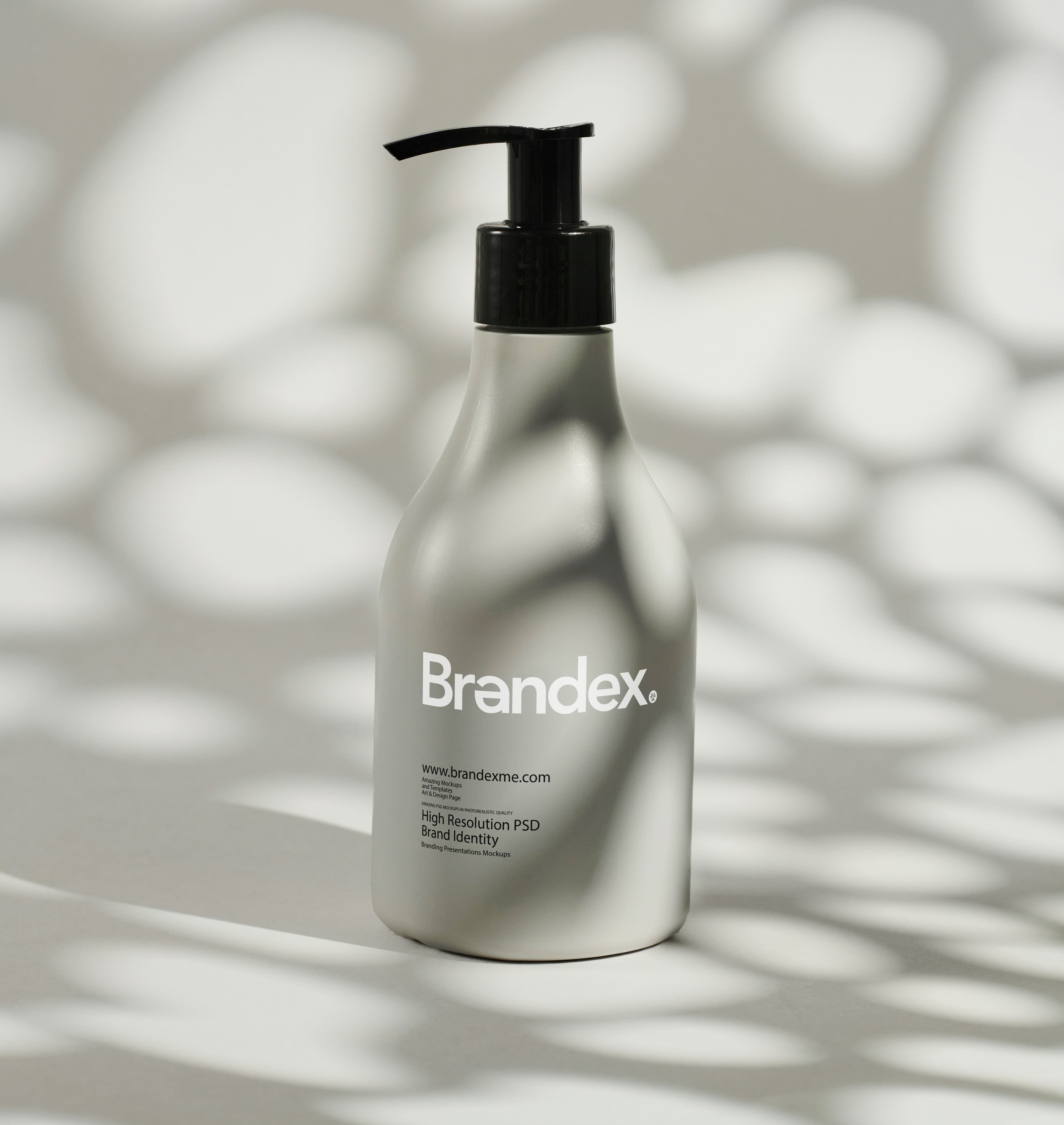 Modern matte pump mockup