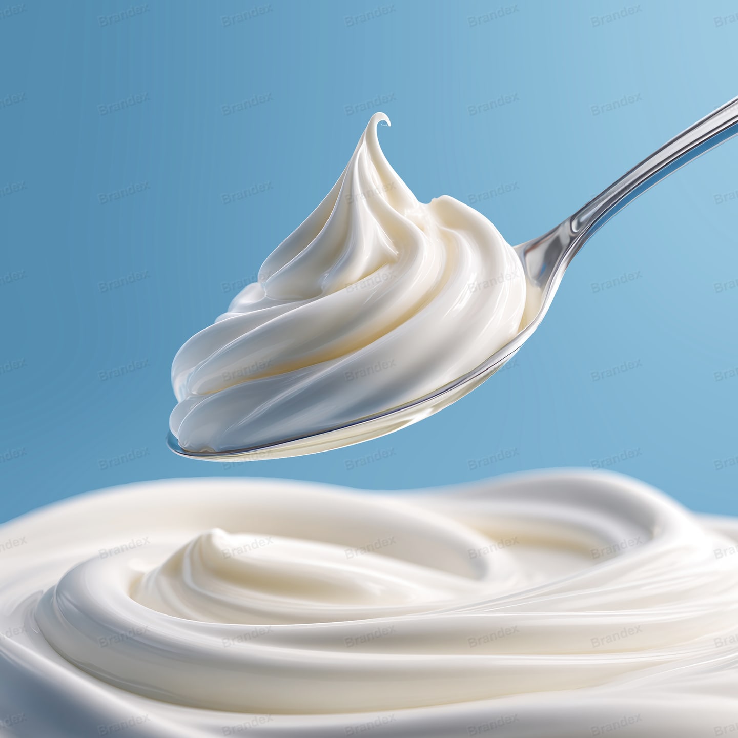 Ice Cream with Spoon