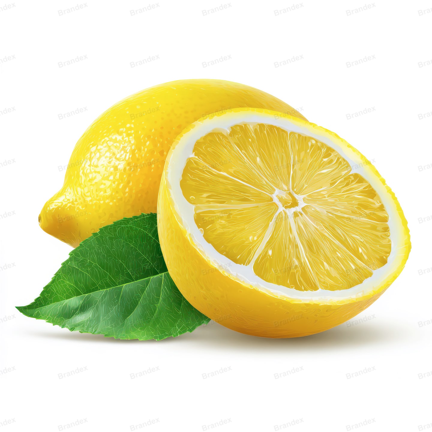 Fresh Halved Lemon