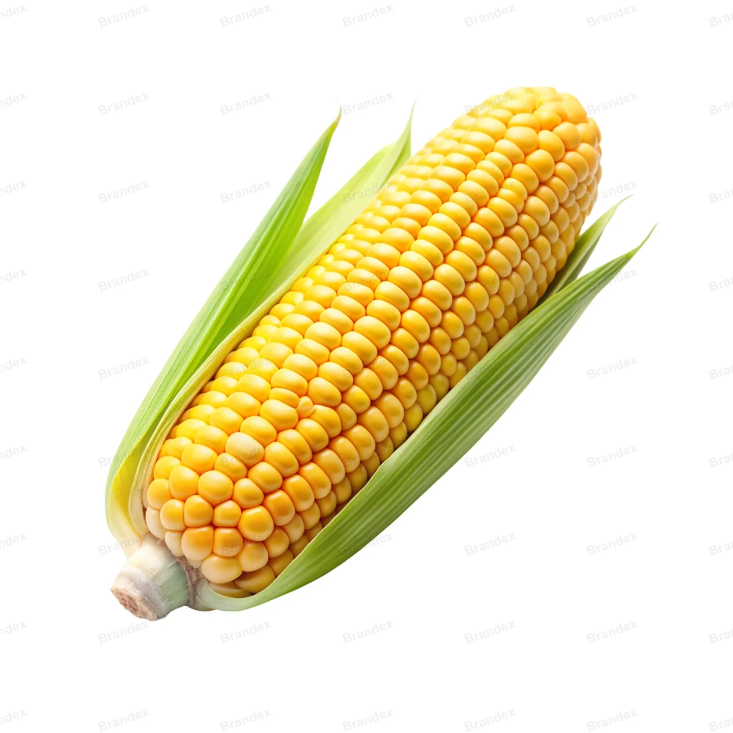 Golden Corn Cob - Isolated PSD on Transparent Background