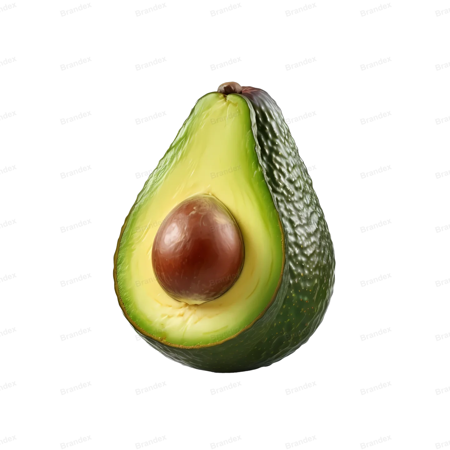Fresh Avocado Slice - Isolated PSD with Transparent Background (4)