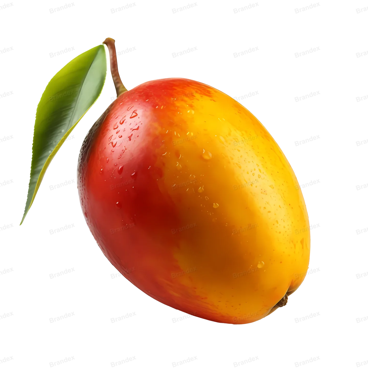 Fresh Mango Fruit - Isolated PSD Cutout (2)