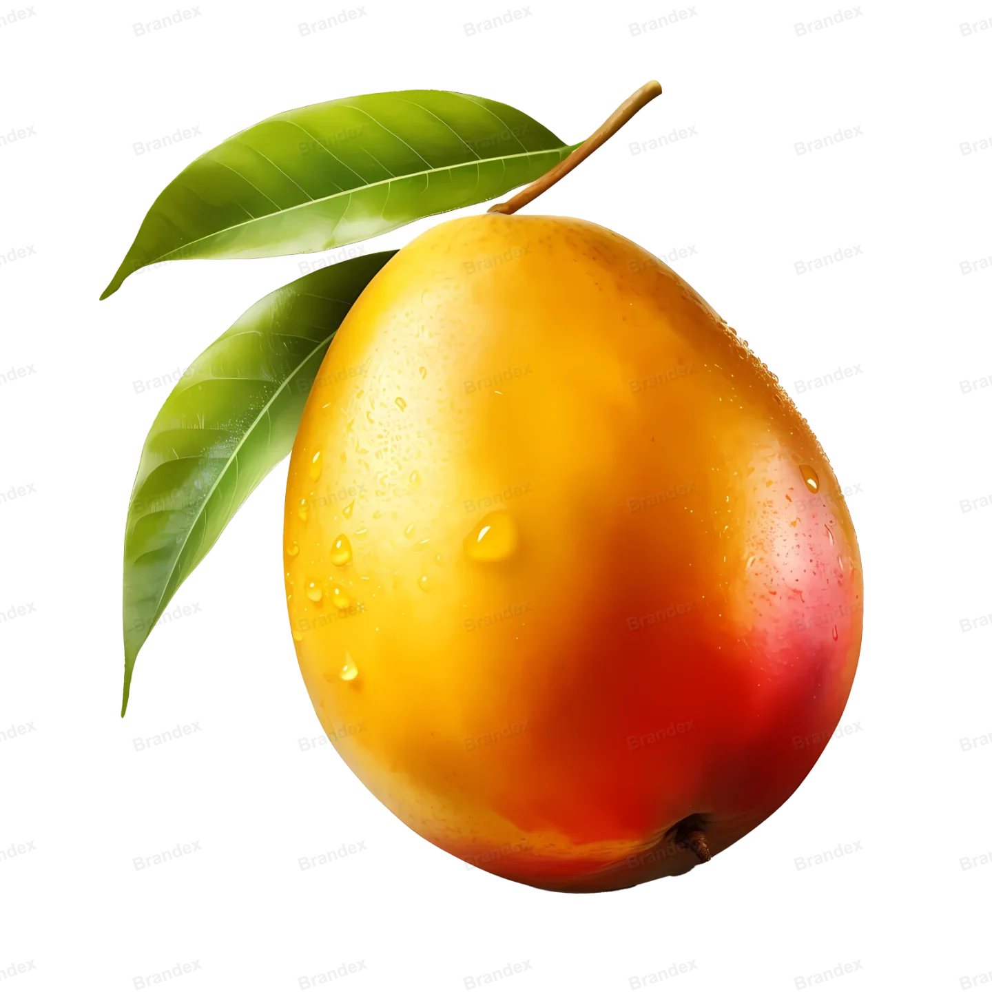 Fresh Mango Fruit - Isolated PSD with High-Resolution Texture (5)