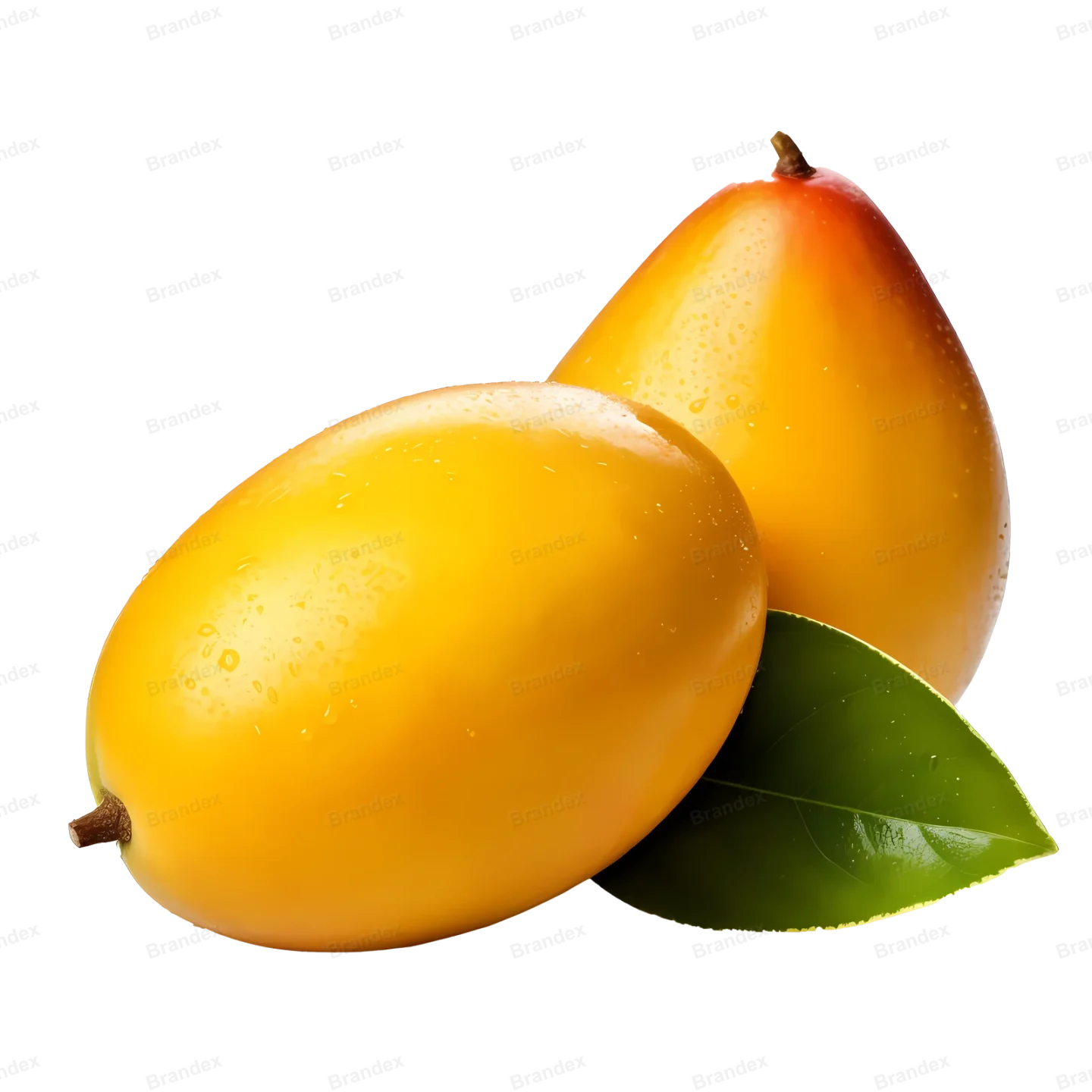 Fresh Mango Cutout - Isolated PSD File