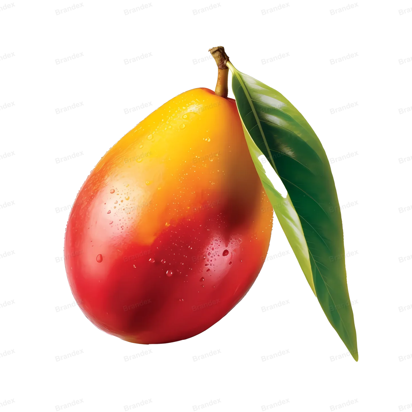 Fresh Mango Fruit Isolated PSD - High-Resolution