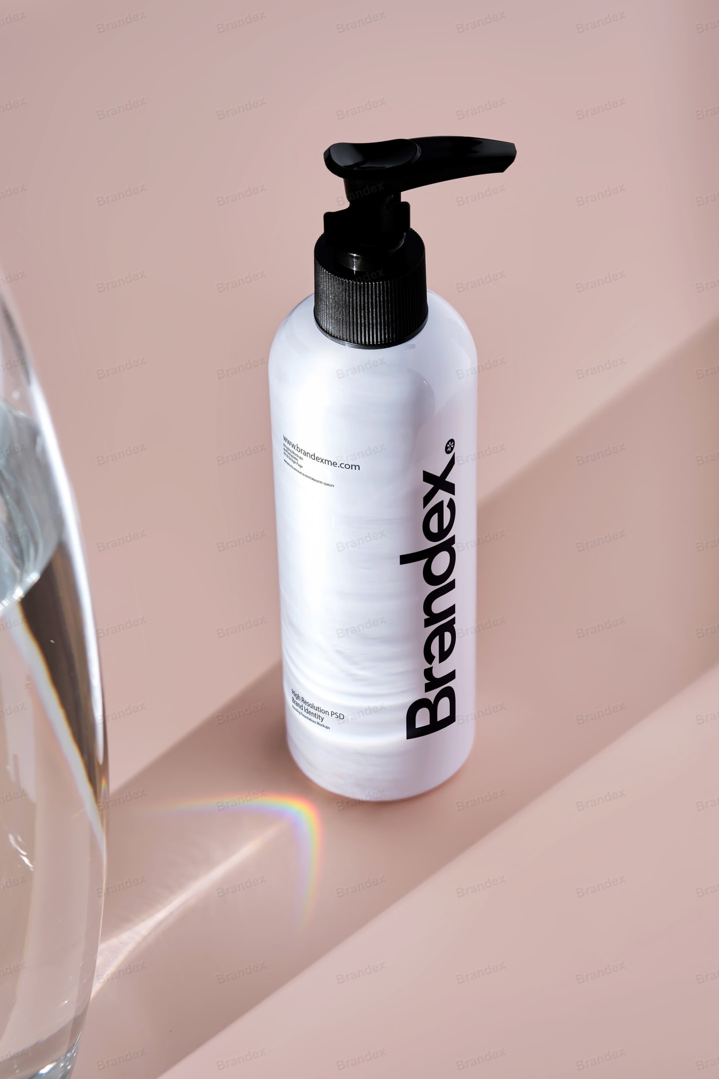 Brandex Cosmetics Product Packaging PSD Mockup Display
