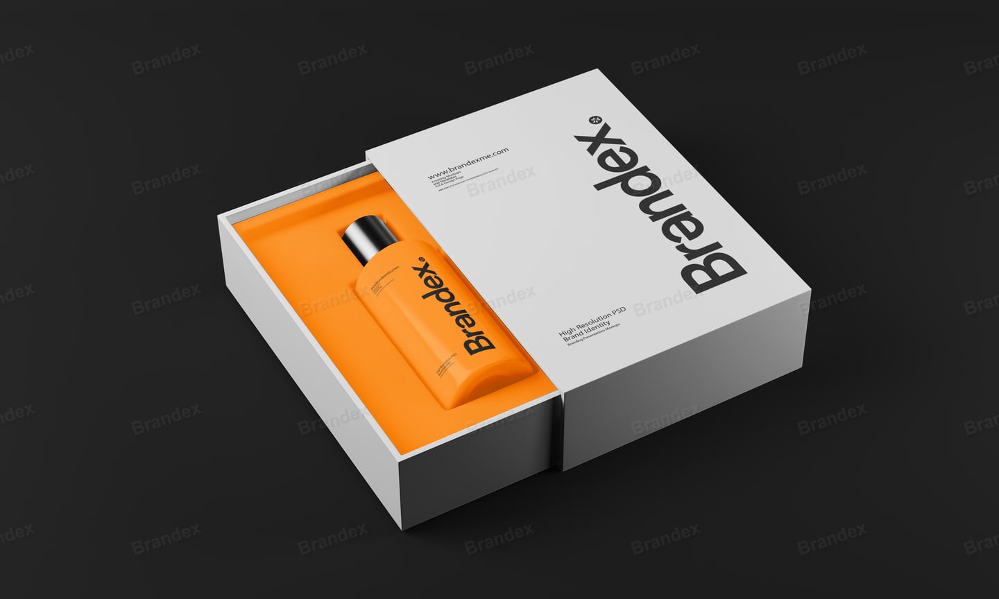 Cosmetics Product Packaging Mockup PSD Editable Presentation