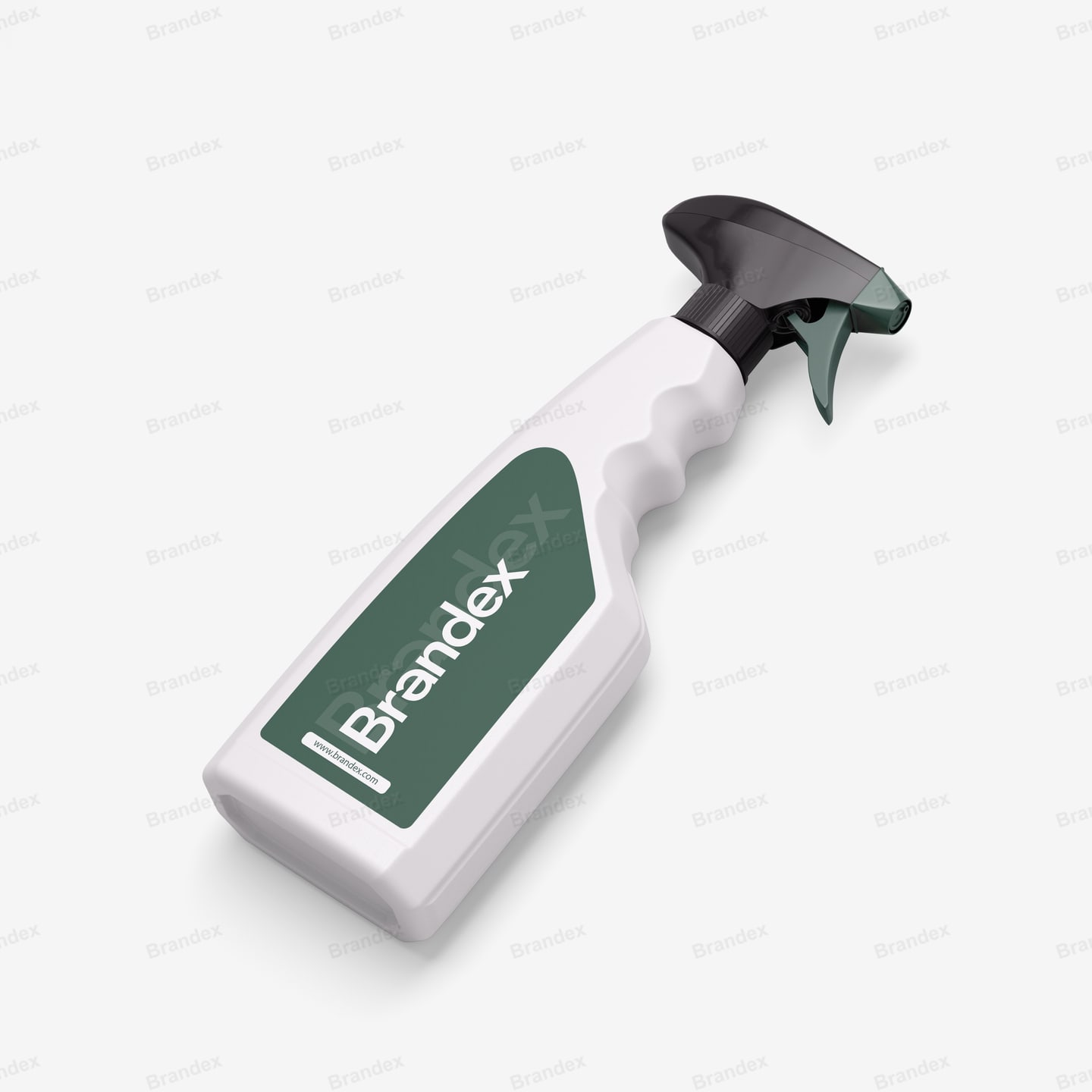 Photorealistic Cosmetic Spray Bottle PSD Branding Mockup