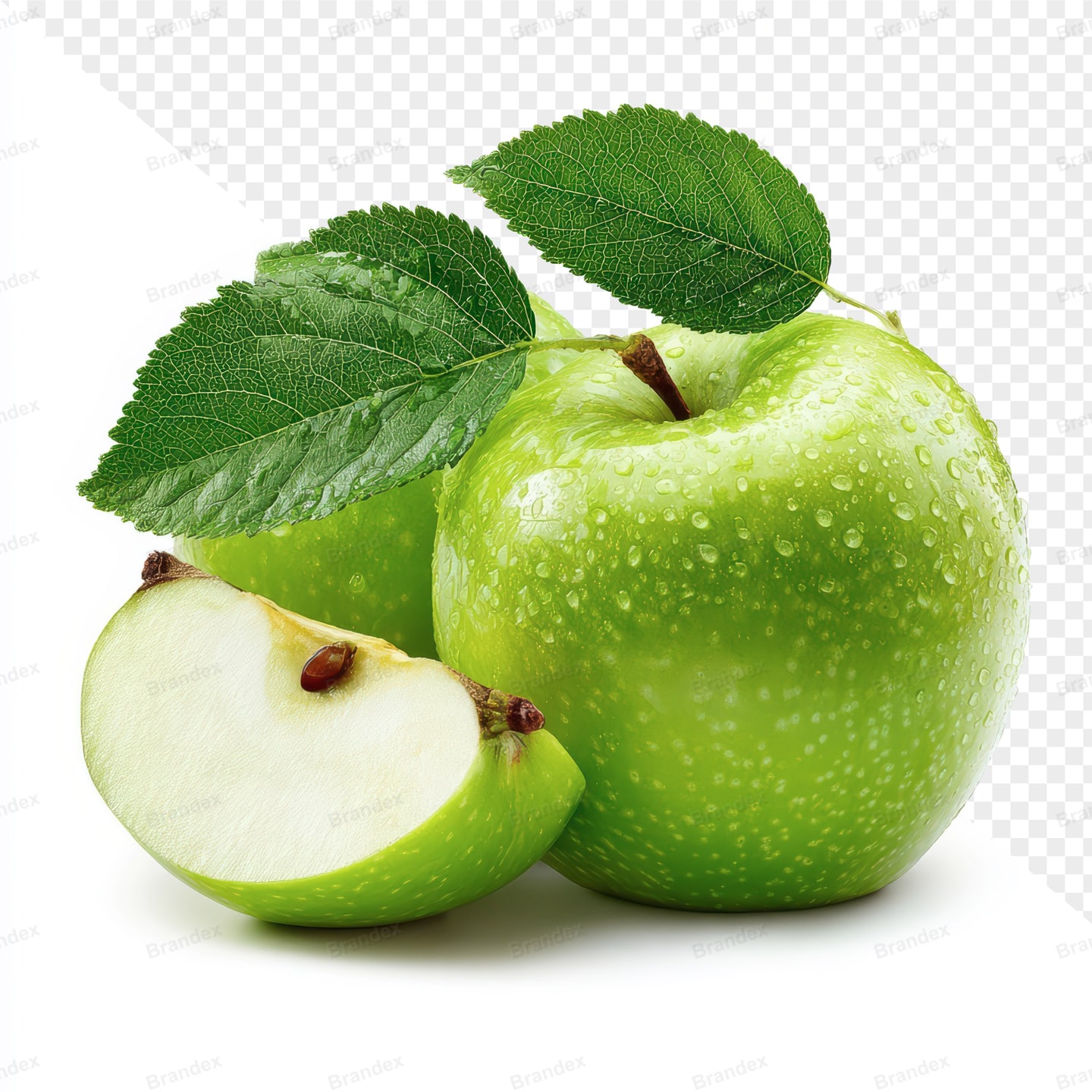 Realistic Green Apple Mockup for Creative Projects