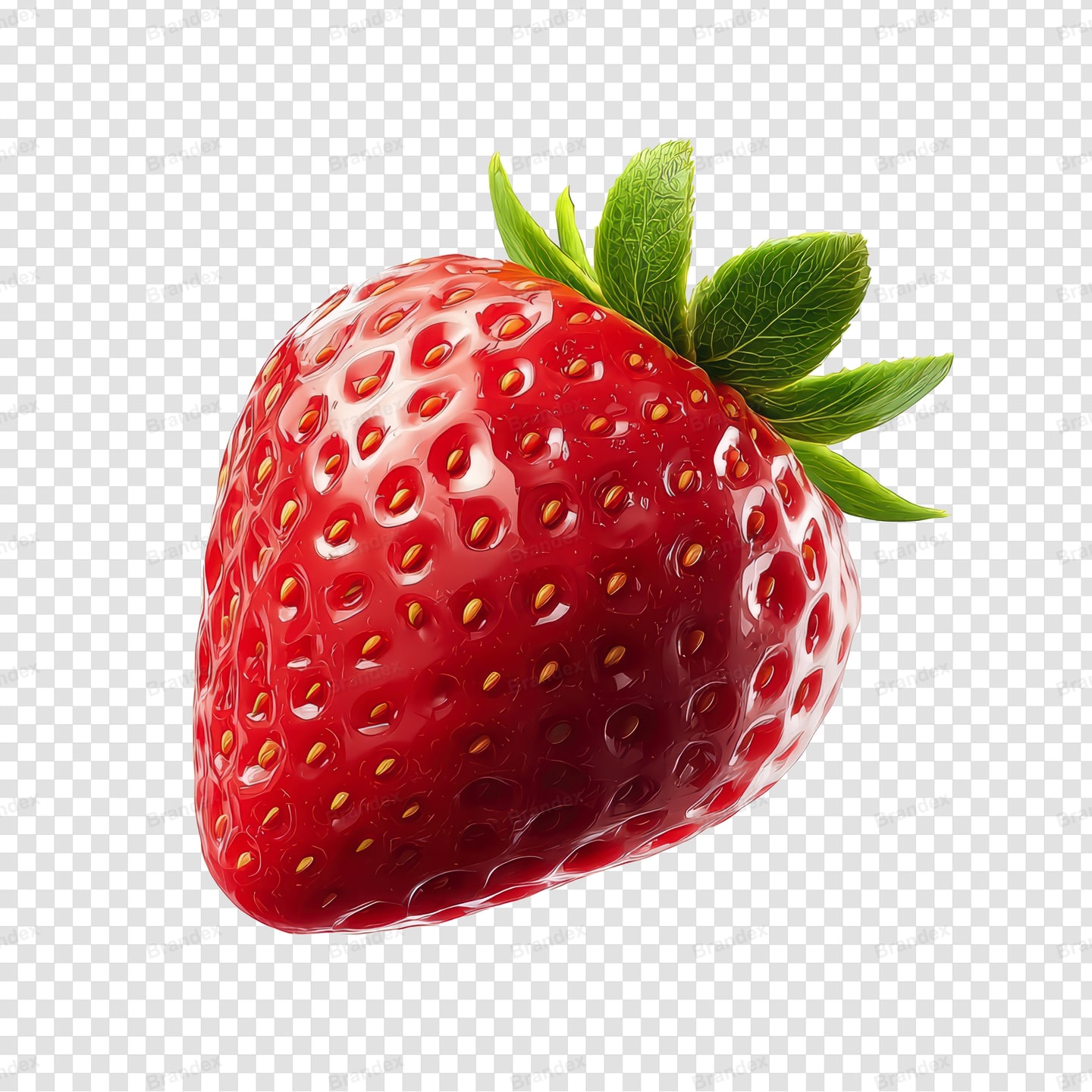 Realistic Strawberry Isolated
